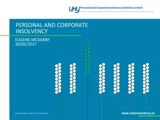 Personal and corporate insolvency
