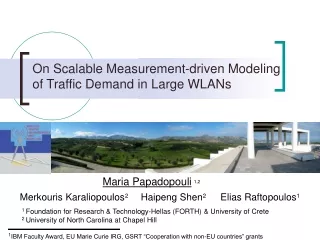 On Scalable Measurement-driven Modeling  of Traffic Demand in Large WLANs