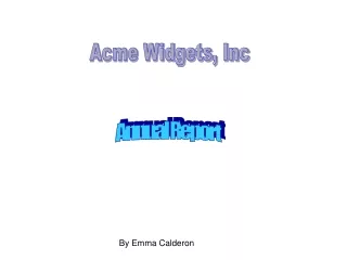Acme Widgets, Inc