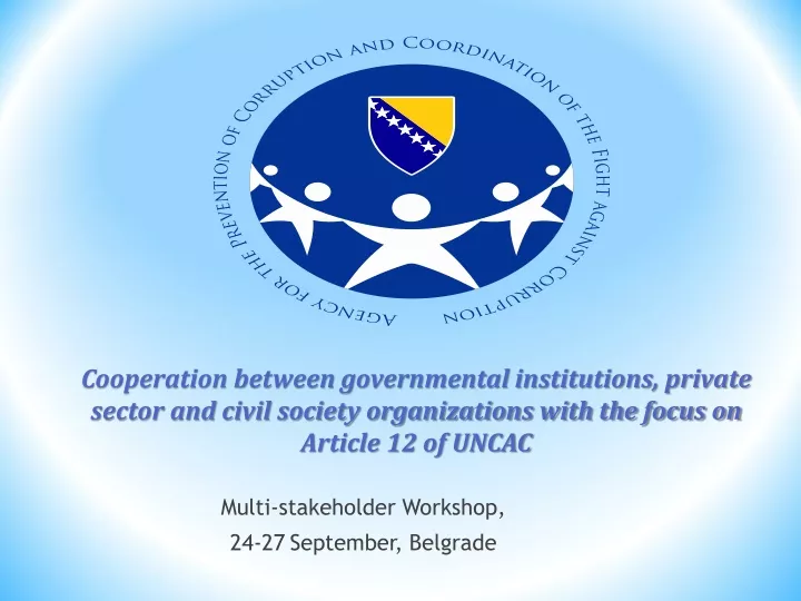 cooperation between governmental institutions