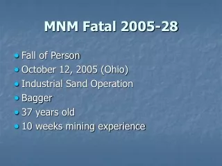 MNM Fatal 2005-28