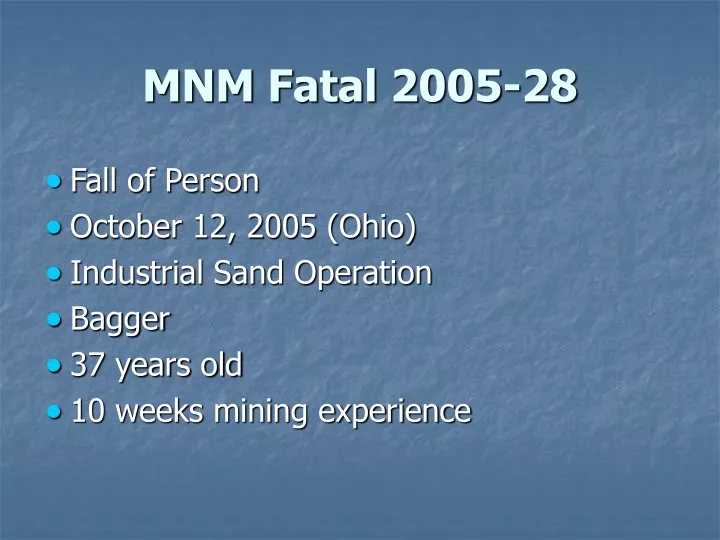 mnm fatal 2005 28
