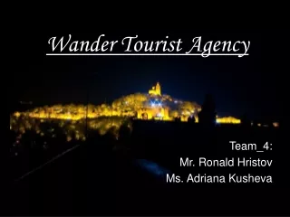 Wander Tourist Agency