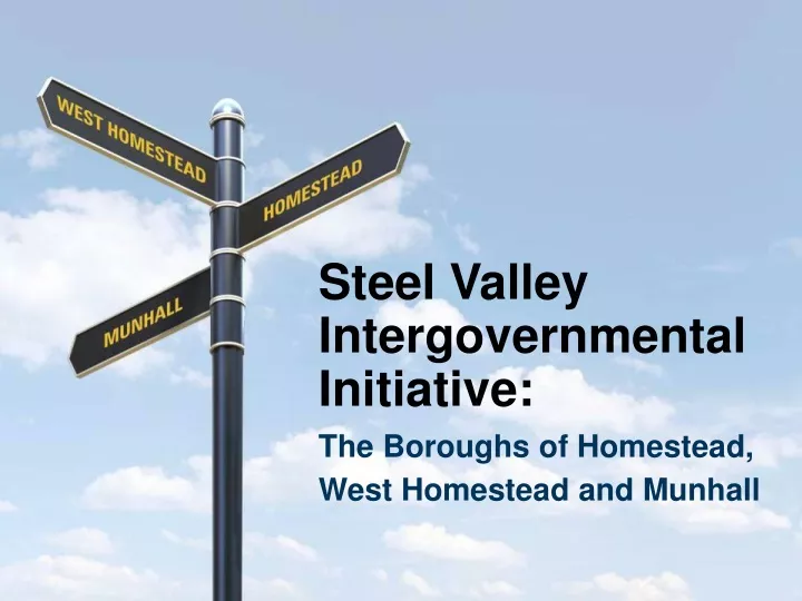 steel valley intergovernmental initiative