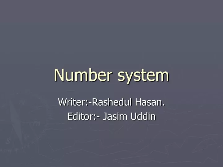number system