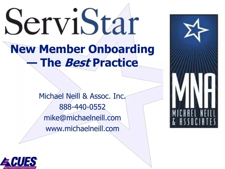 new member onboarding the best practice