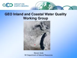 GEO Inland and Coastal Water Quality Working Group