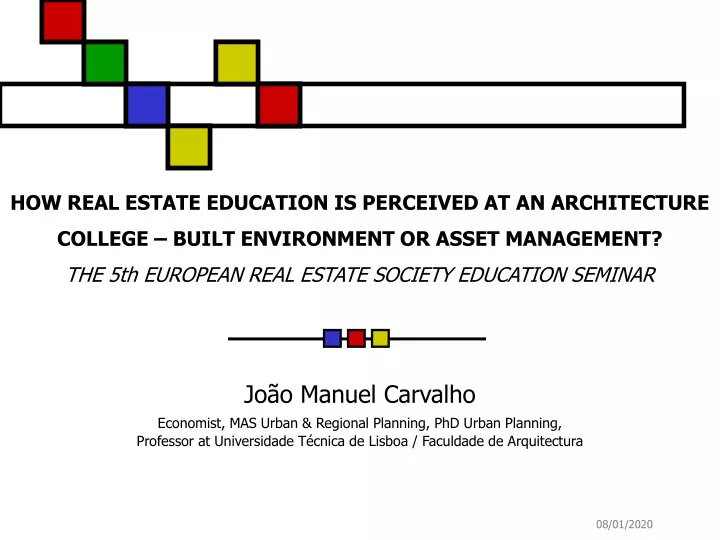 how real estate education is perceived