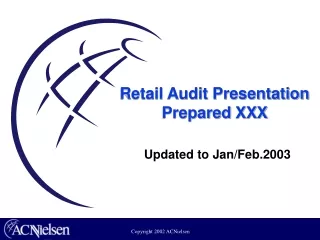 Retail Audit Presentation  Prepared  XXX
