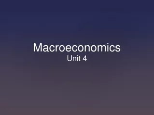 Macroeconomics Unit 4