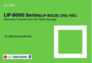Oct., 2011  LIP-8000 Series (LIP-8012D/24D/40L) Recovery Process from the Flash damage