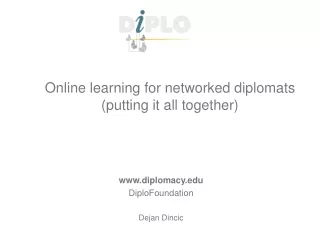 Online learning for networked diplomats (putting it all together)