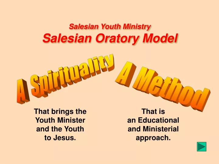salesian youth ministry salesian oratory model