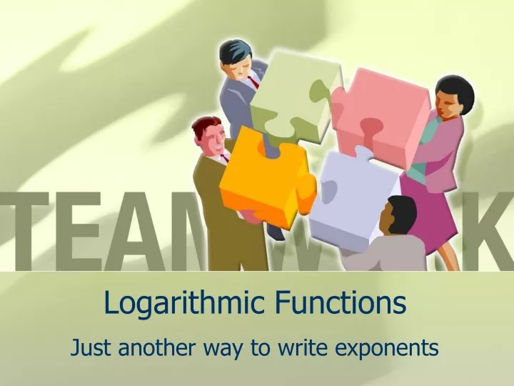 logarithmic functions