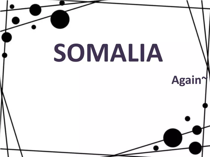 somalia again