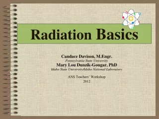 Radiation  Basics