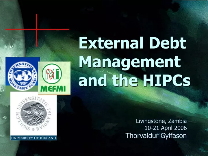 external debt management and the hipcs