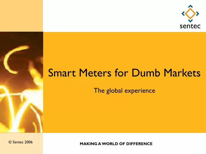 smart meters for dumb markets
