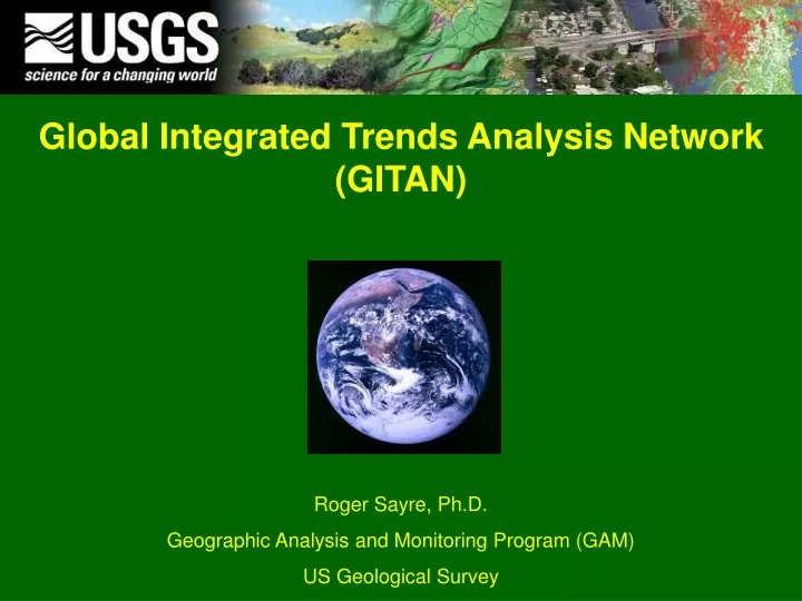 global integrated trends analysis network gitan