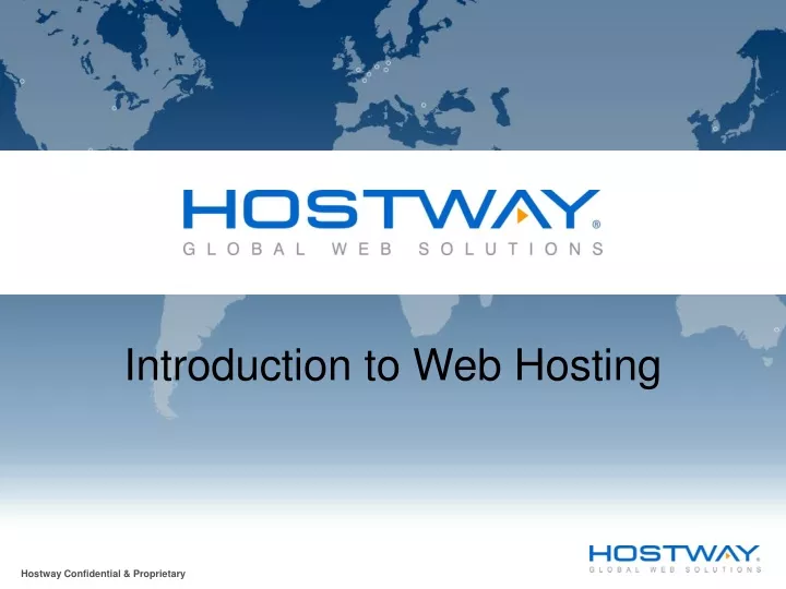 introduction to web hosting