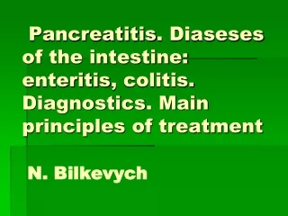 Chronic pancreatitis  ( CP ) -
