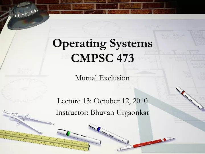 operating systems cmpsc 473