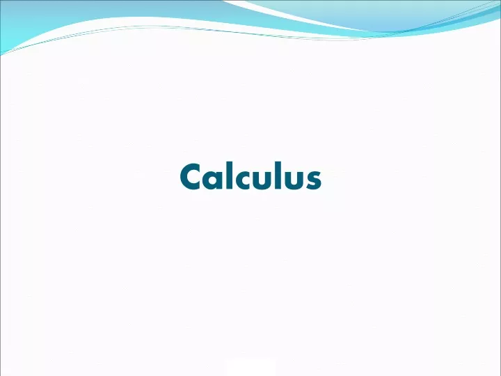 calculus