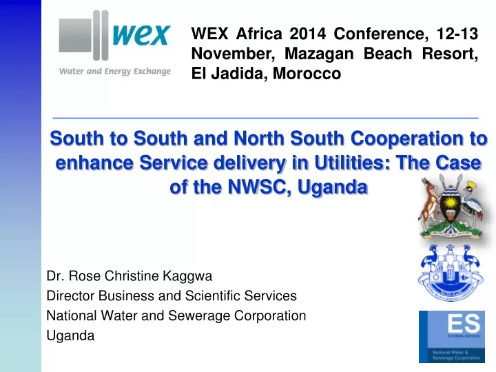 wex africa 2014 conference 12 13 november mazagan