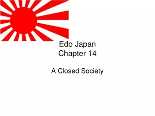 Edo Japan  Chapter 14