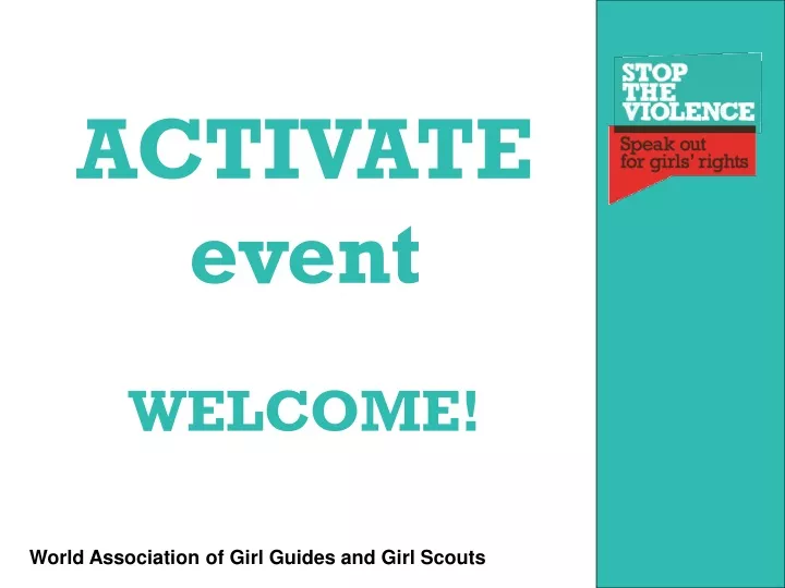 activate event welcome
