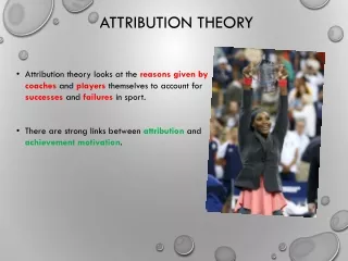 Attribution Theory