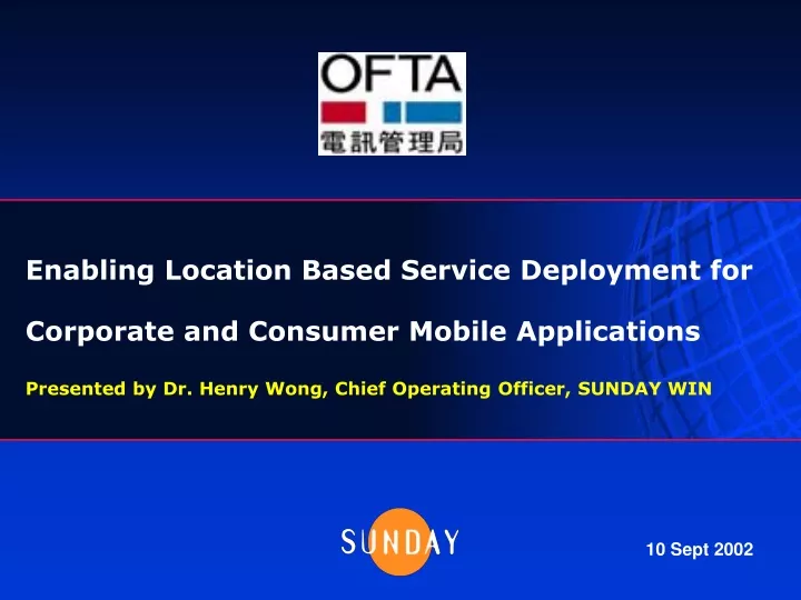 enabling location based service deployment