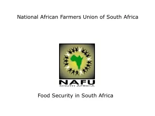 National African Farmers Union of South Africa