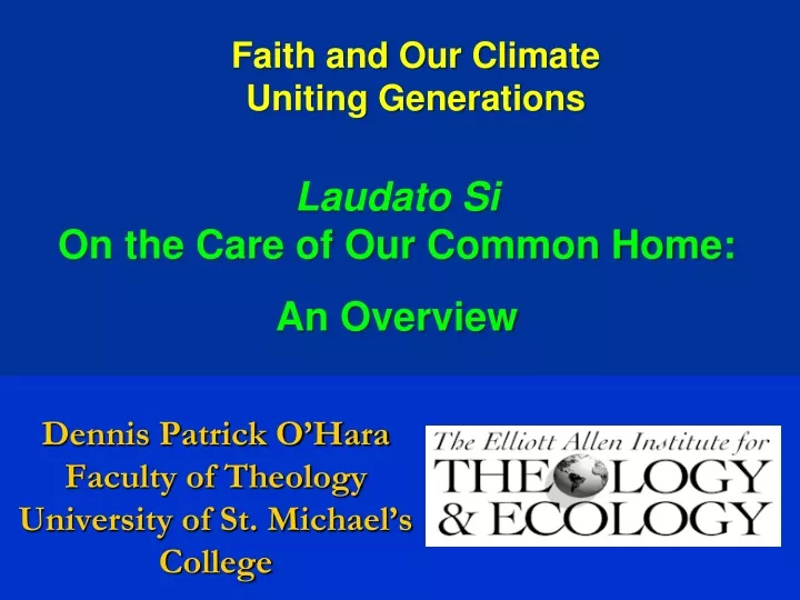 dennis patrick o hara faculty of theology university of st michael s college