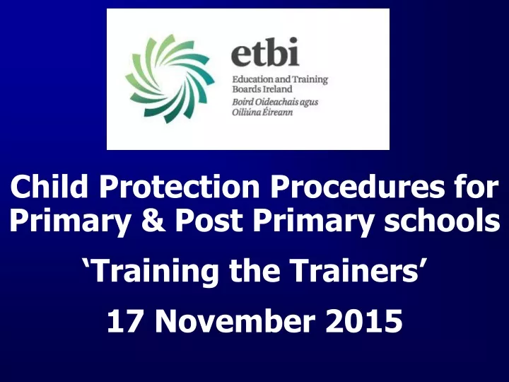 child protection procedures for primary post