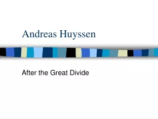 Andreas Huyssen