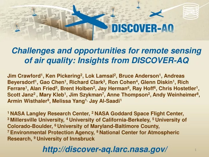 challenges and opportunities for remote sensing