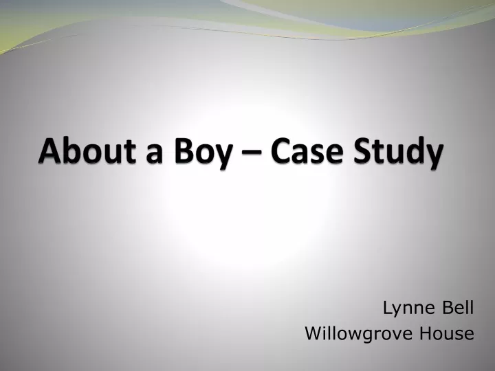 about a boy case study