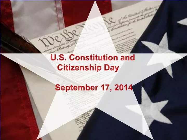 u s constitution and citizenship day september