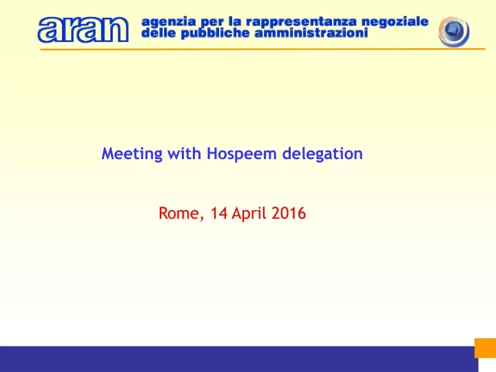 meeting with hospeem delegation rome 14 april 2016