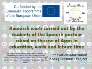 Innovation=Motivation KA229 Erasmus+ Project