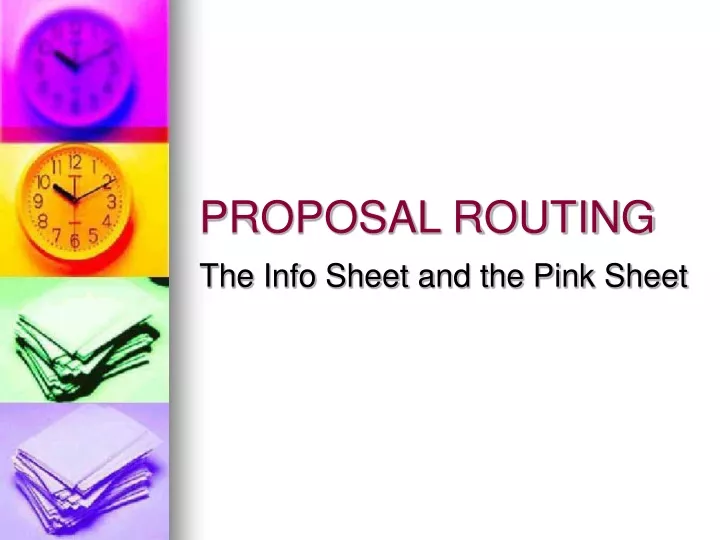 proposal routing