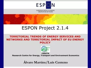 ESPON Project 2.1.4