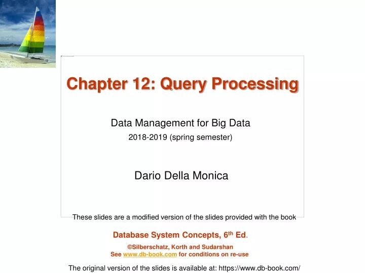 chapter 12 query processing
