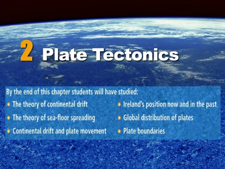 2 plate tectonics