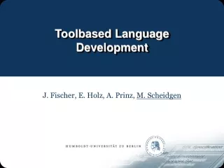 Toolbased Language Development