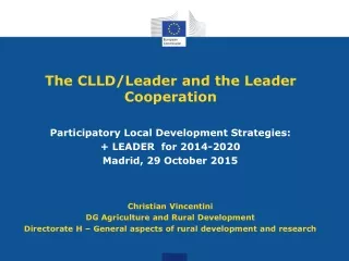 The CLLD/Leader and the Leader Cooperation