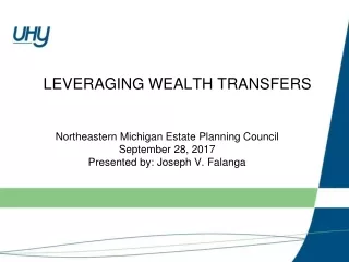 LEVERAGING WEALTH TRANSFERS