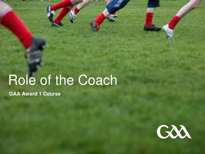 role of the coach