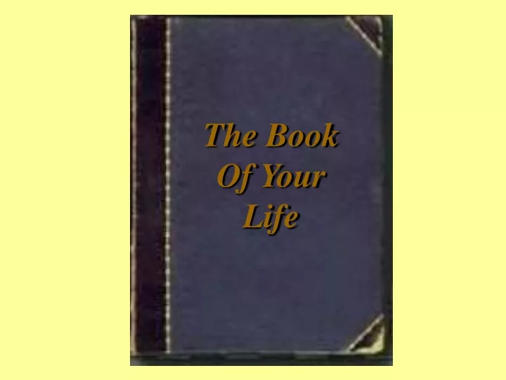 the book of your life